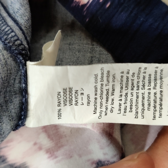 𝅺GAP Kids Big Girls Elysian Blue Dress Size XXL Elastic Waist and Pockets - Picture 10 of 11